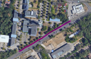 Foto: Rutschiger Fuß- und Radweg durch Sand 